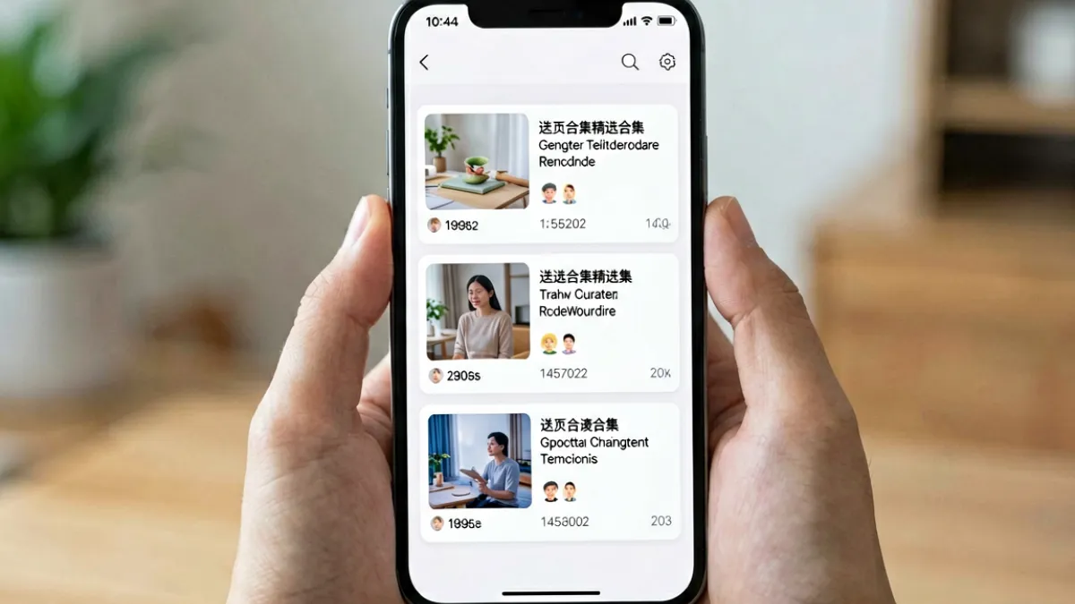 用户在手机端按需查找69福利社精选合集的使用场景，界面清晰展示搜索入口与结果列表